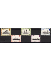 JERSEY 1978 francobolli serie completa nuova Unificato 181/5